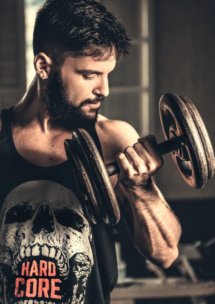 young man in Gym