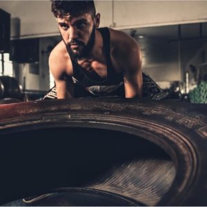 Man doing cardio