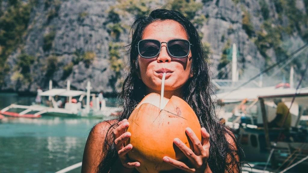 Coconut water girl